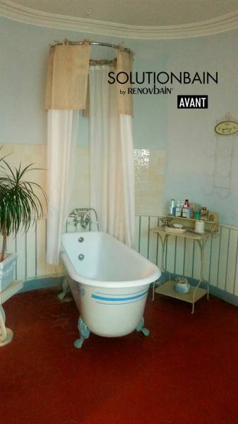 Ouverture d'une baignoire rétro dans les Bouches-du-Rhône