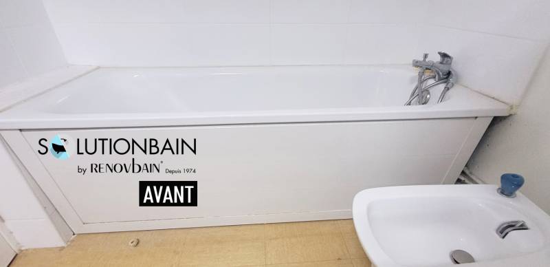 Mise en  place d'un portillon etanche renovation salle de bain