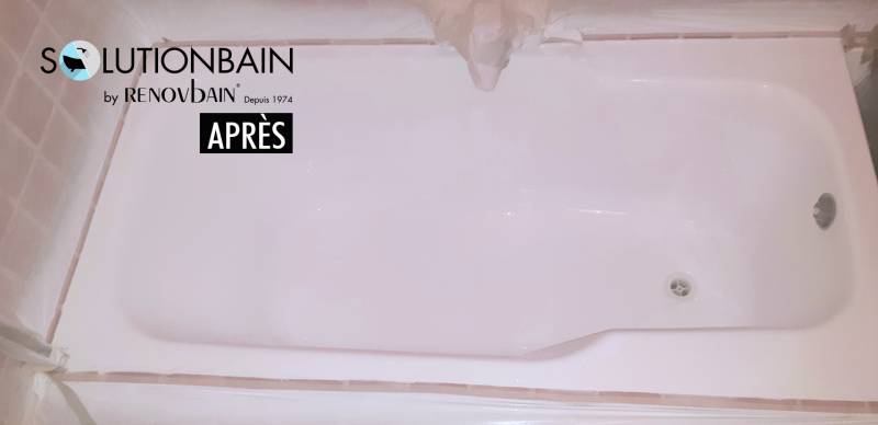 Rénovation de baignoire par projection de résine