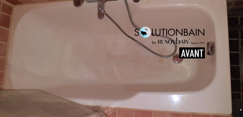 Rénovation de baignoire par projection de résine