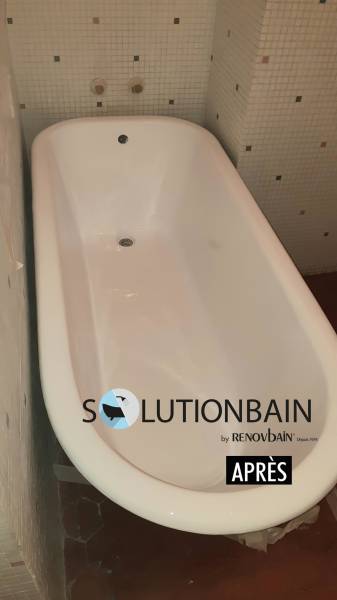 APRES Rénovation d’une baignoire