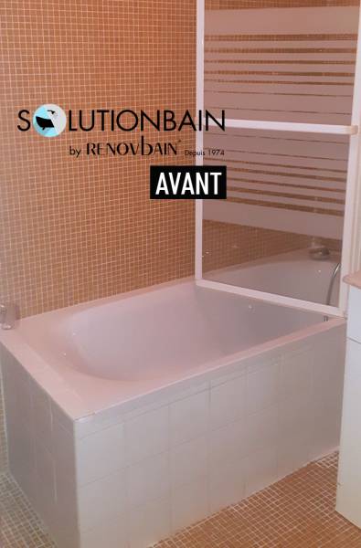 Ouverture de baignoire et installation d’une porte anti-éclaboussure