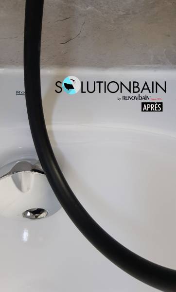 APRES Réparation d'une baignoire et de son émail à Hyères