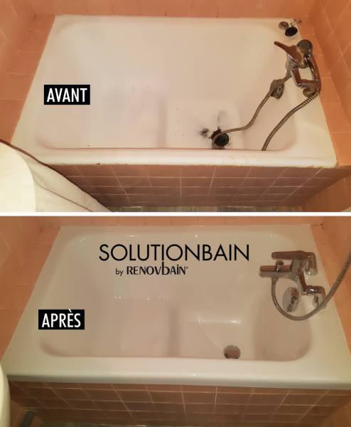 Rénovation d'une baignoire